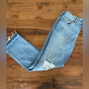 DL1961 Mara InstaSculpt Straight Leg Crop Jeans - Glacier